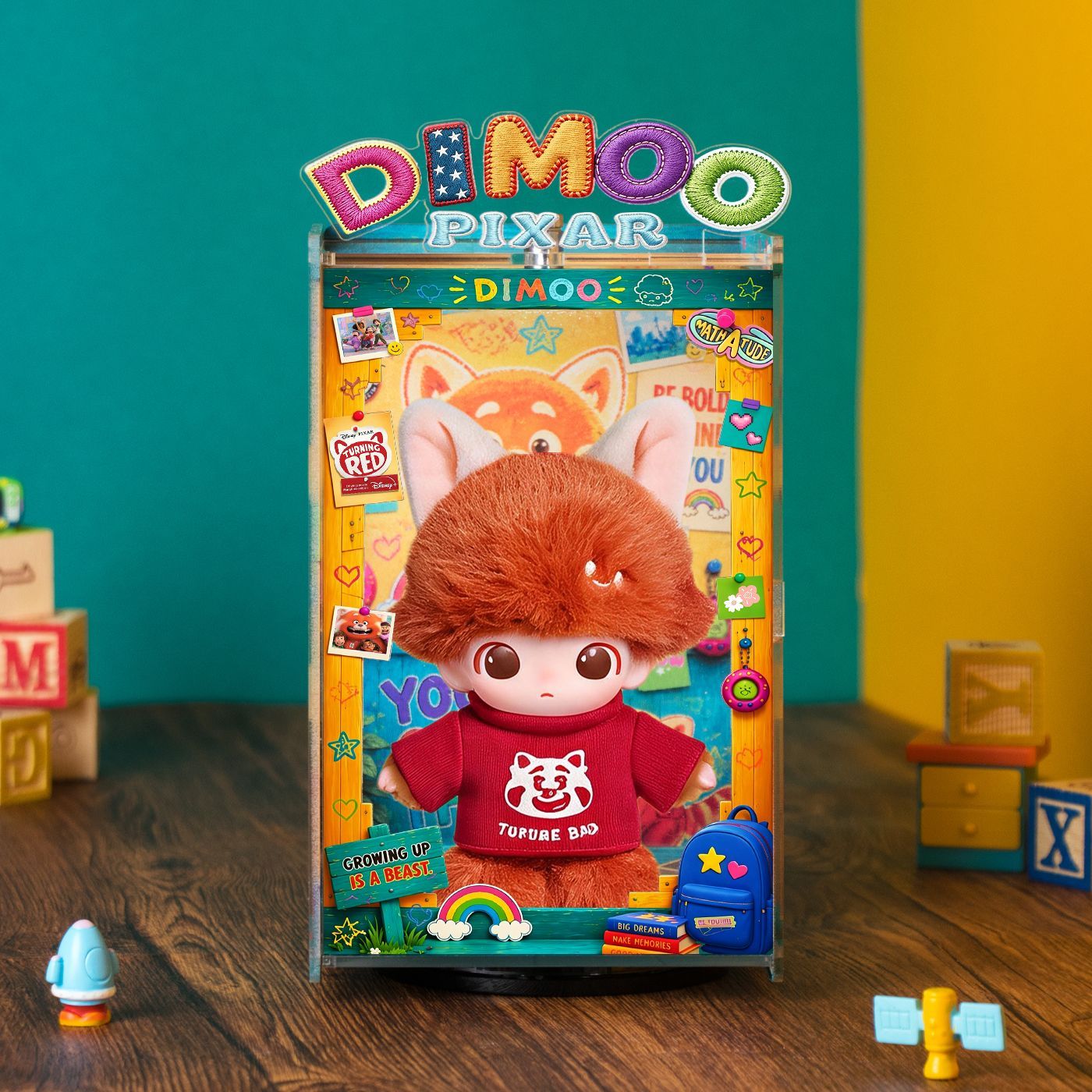 Display Case for DIMOO x PIXAR Series Blind Box Figures
