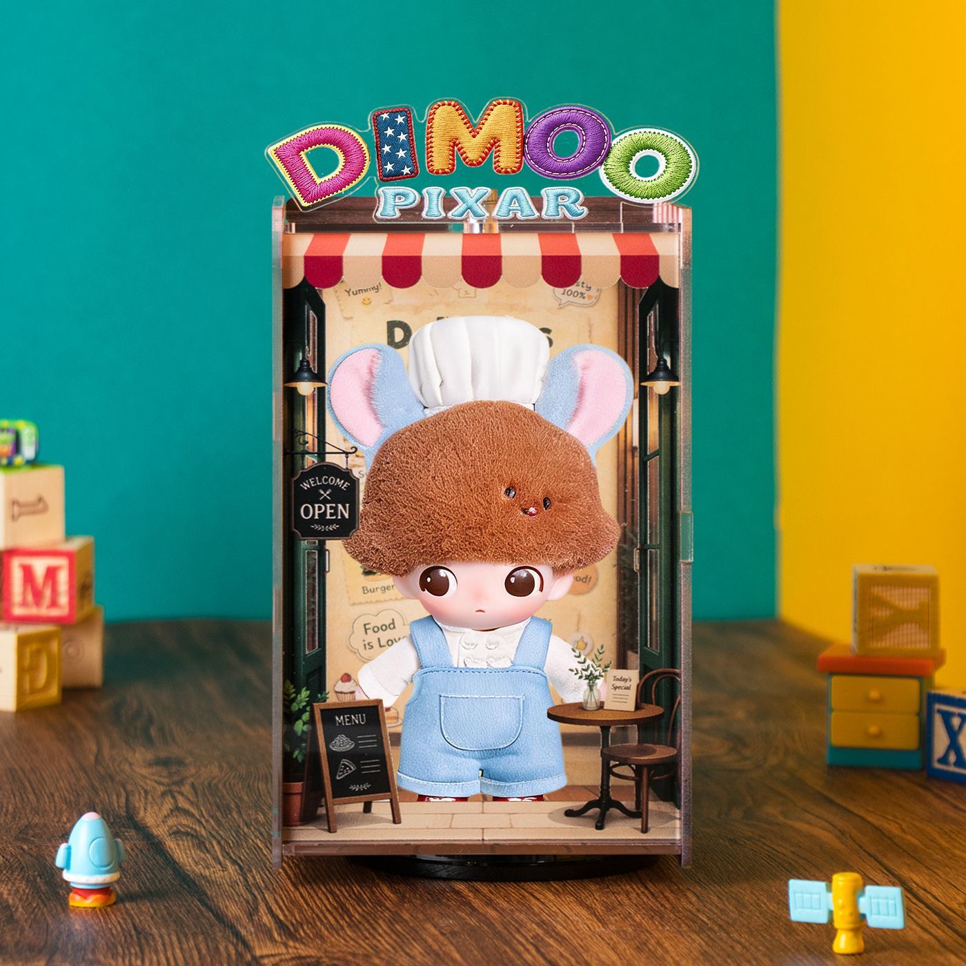 Display Case for DIMOO x PIXAR Series Blind Box Figures