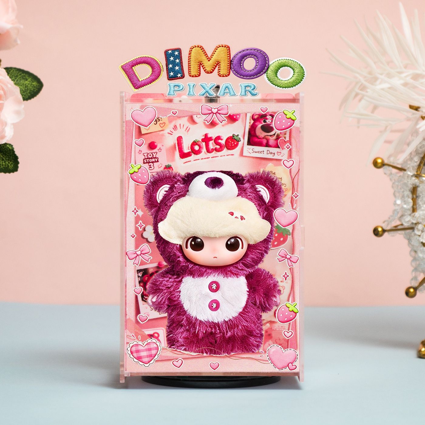Display Case for DIMOO x PIXAR Series Blind Box Figures