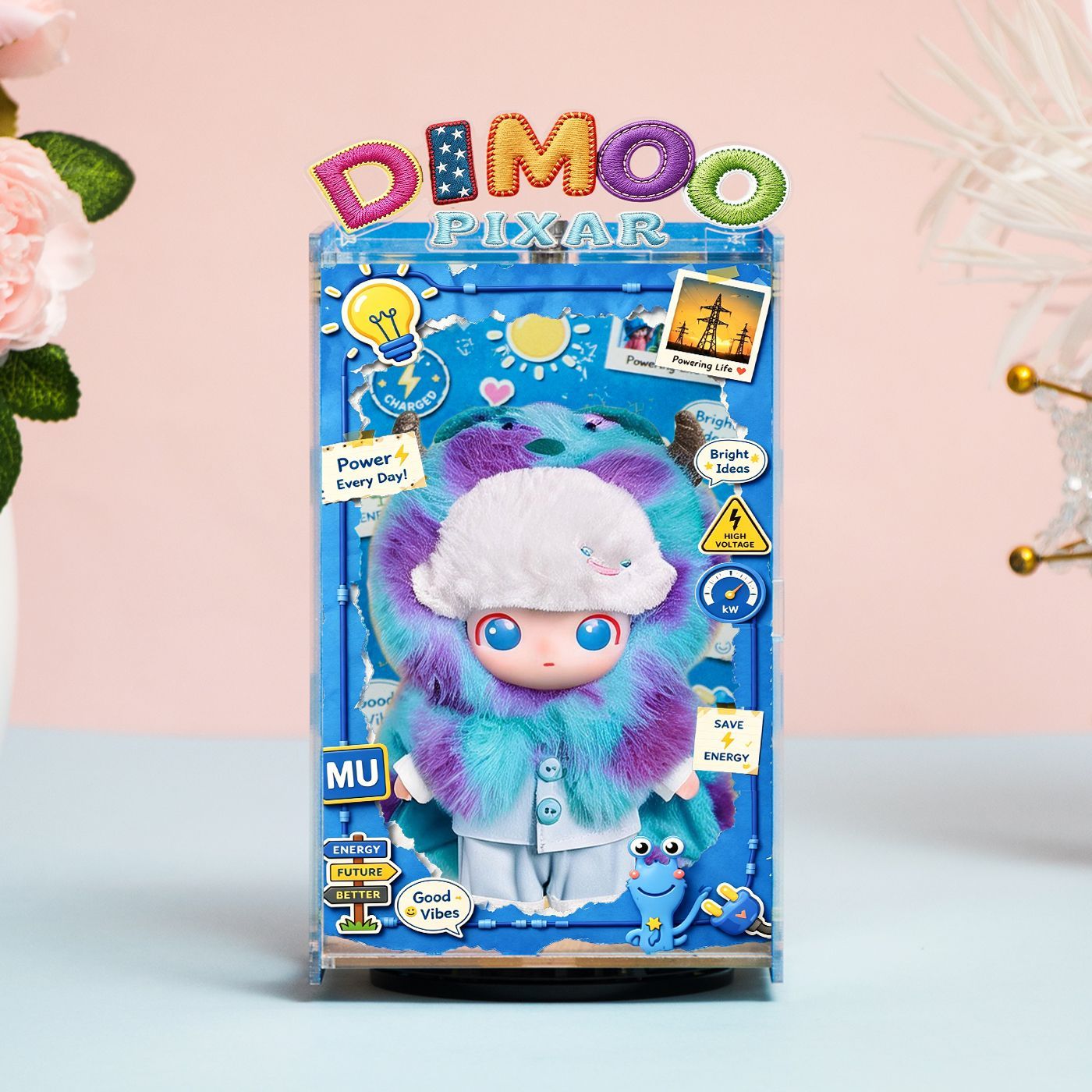 Display Case for DIMOO x PIXAR Series Blind Box Figures