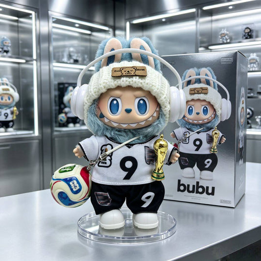 Labubu England Football Outfit Set,Clothes Only