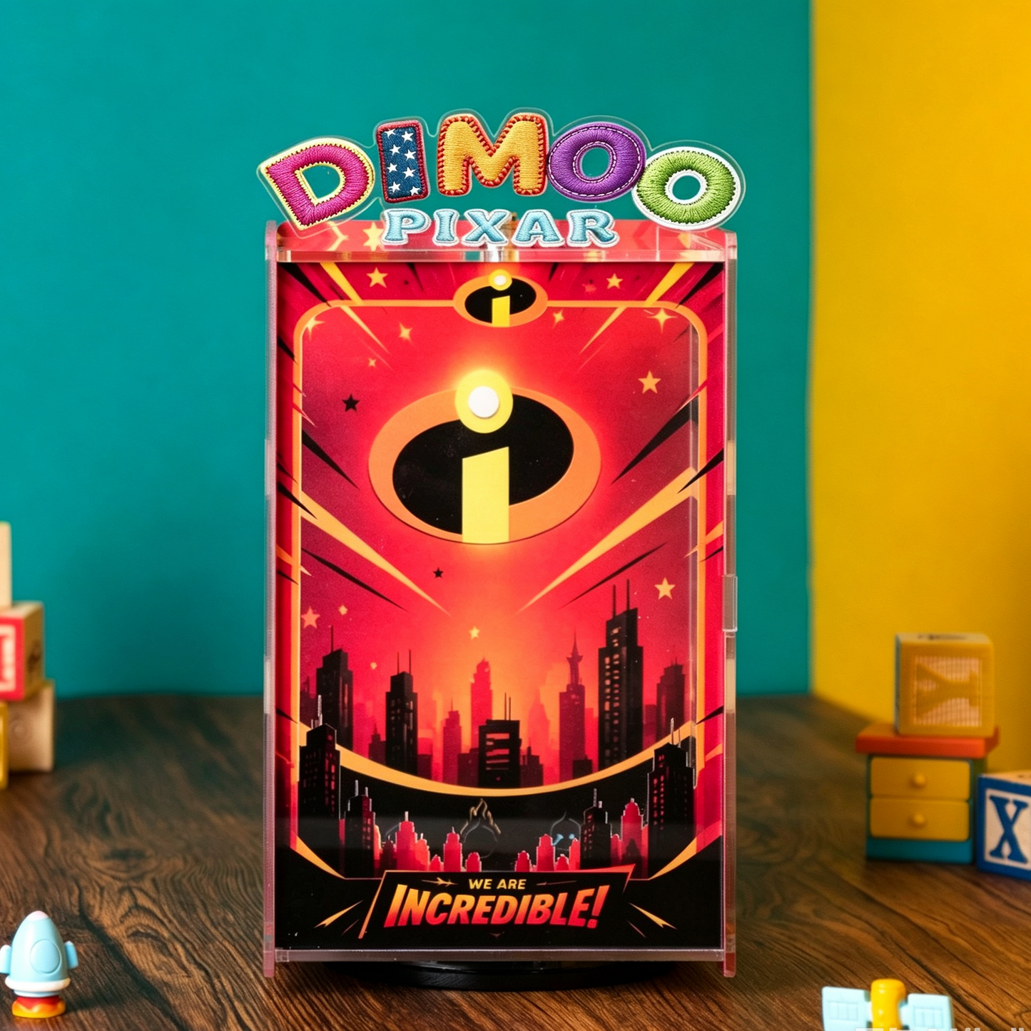 Display Case for DIMOO x PIXAR Series Blind Box Figures