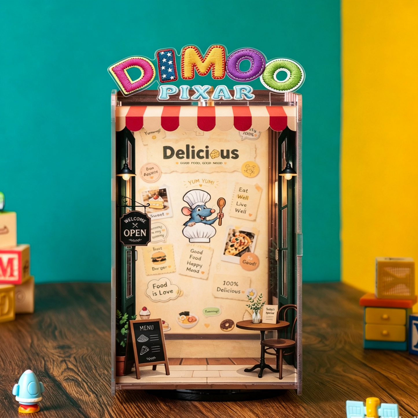 Display Case for DIMOO x PIXAR Series Blind Box Figures
