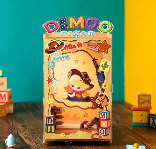 Display Case for DIMOO x PIXAR Series Blind Box Figures