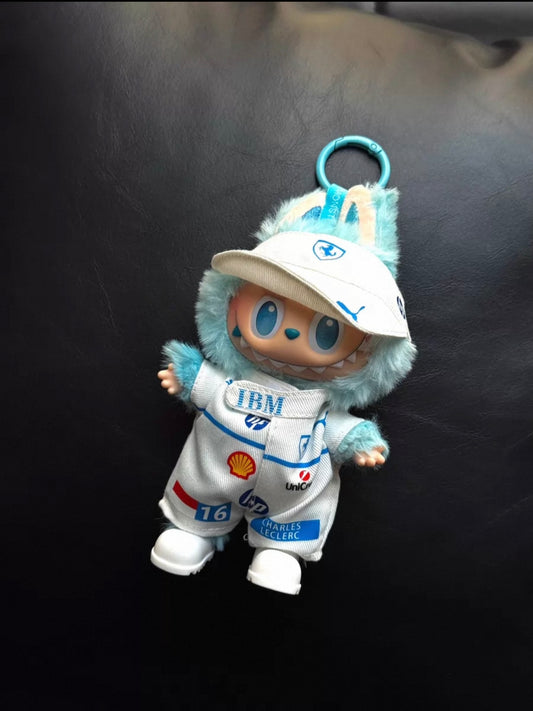 Labubu F1 Racing Suit Clothes Set – Ferrari SF25 #44 Hamilton