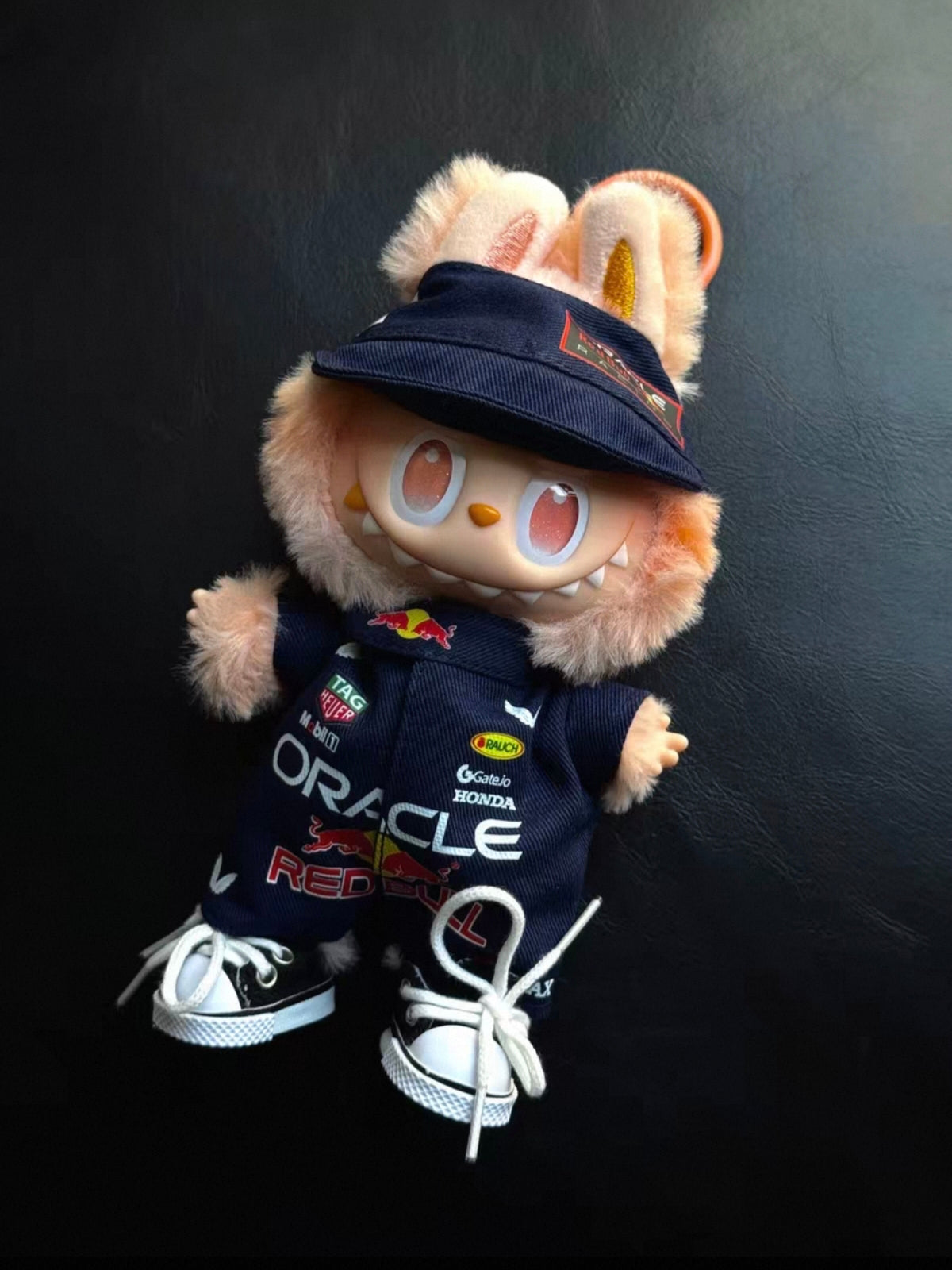 Labubu F1 Racing Suit Clothes Set – Red Bull Racing #1 Verstappen