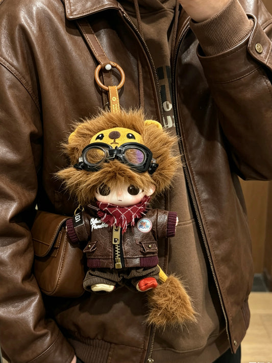 DIMOO Clothes The Secret Theatre Club Outfit - Brown Biker